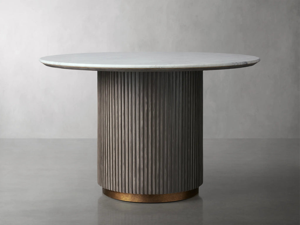 Finnegan Round Dining Table 48“D 60”D
