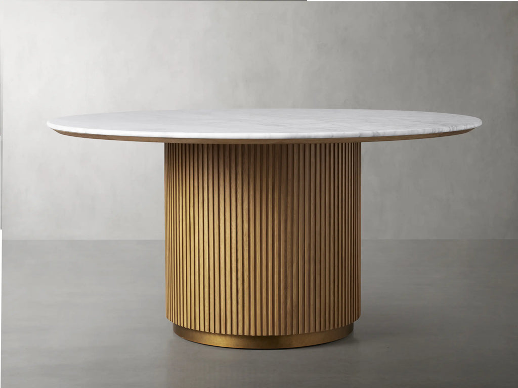 Finnegan Round Dining Table 48“D 60”D