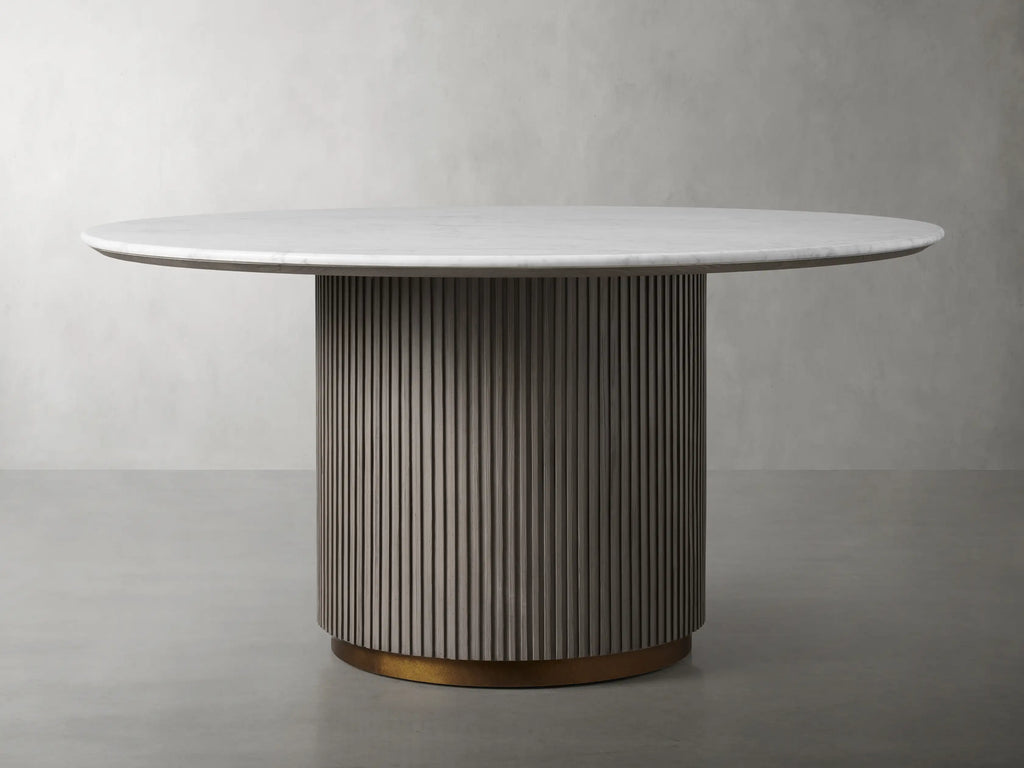 Finnegan Round Dining Table 48“D 60”D