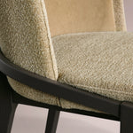 Molena Dining Chair — BELLANO FLAX / VESUVIO BLACK