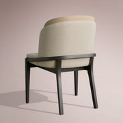 Molena Dining Chair — CUSHING MELLOW / VESUVIO BLACK