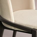 Molena Dining Chair — CUSHING MELLOW / VESUVIO BLACK