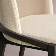 Molena Dining Chair — CUSHING MELLOW / VESUVIO BLACK