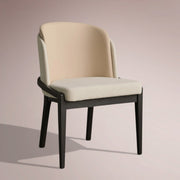 Molena Dining Chair — CUSHING MELLOW / VESUVIO BLACK