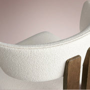 Revora Armless Stool — CINDER & MATERA CASHMERE / COUNTER STOOL