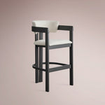 Revora Stool — VESUVIO BLACK & MATERA CASHMERE / BARSTOOL