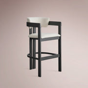 Revora Stool — VESUVIO BLACK & MATERA CASHMERE / BARSTOOL