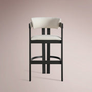 Revora Stool — VESUVIO BLACK & MATERA CASHMERE / BARSTOOL