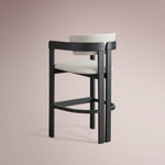 Revora Stool — VESUVIO BLACK & MATERA CASHMERE / BARSTOOL