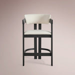 Revora Stool — VESUVIO BLACK & MATERA CASHMERE / COUNTER STOOL