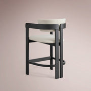 Revora Stool — VESUVIO BLACK & MATERA CASHMERE / COUNTER STOOL