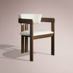 Revora Dining Arm Chair — CINDER & MATERA CASHMERE