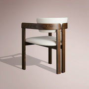 Revora Dining Arm Chair — CINDER & MATERA CASHMERE