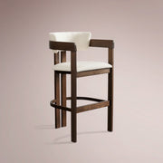 Revora Stool — CINDER & MATERA CASHMERE / BARSTOOL