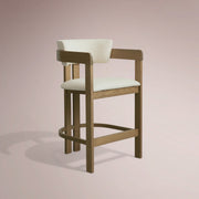 Revora Stool — NATURAL & MATERA CASHMERE / COUNTER STOOL
