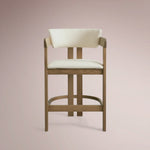 Revora Stool — NATURAL & MATERA CASHMERE / COUNTER STOOL