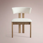 Revora Dining Side Chair — NATURAL & MATERA CASHMERE