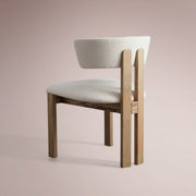 Revora Dining Side Chair — NATURAL & MATERA CASHMERE
