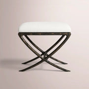 Caloria X-Base Stool — FORGED BRONZE / SNOW WHITE