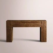 Ubelia Console Table — WAXED NATURAL / 48