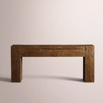 Ubelia Console Table — WAXED NATURAL / 60