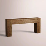 Ubelia Console Table — WAXED NATURAL / 60