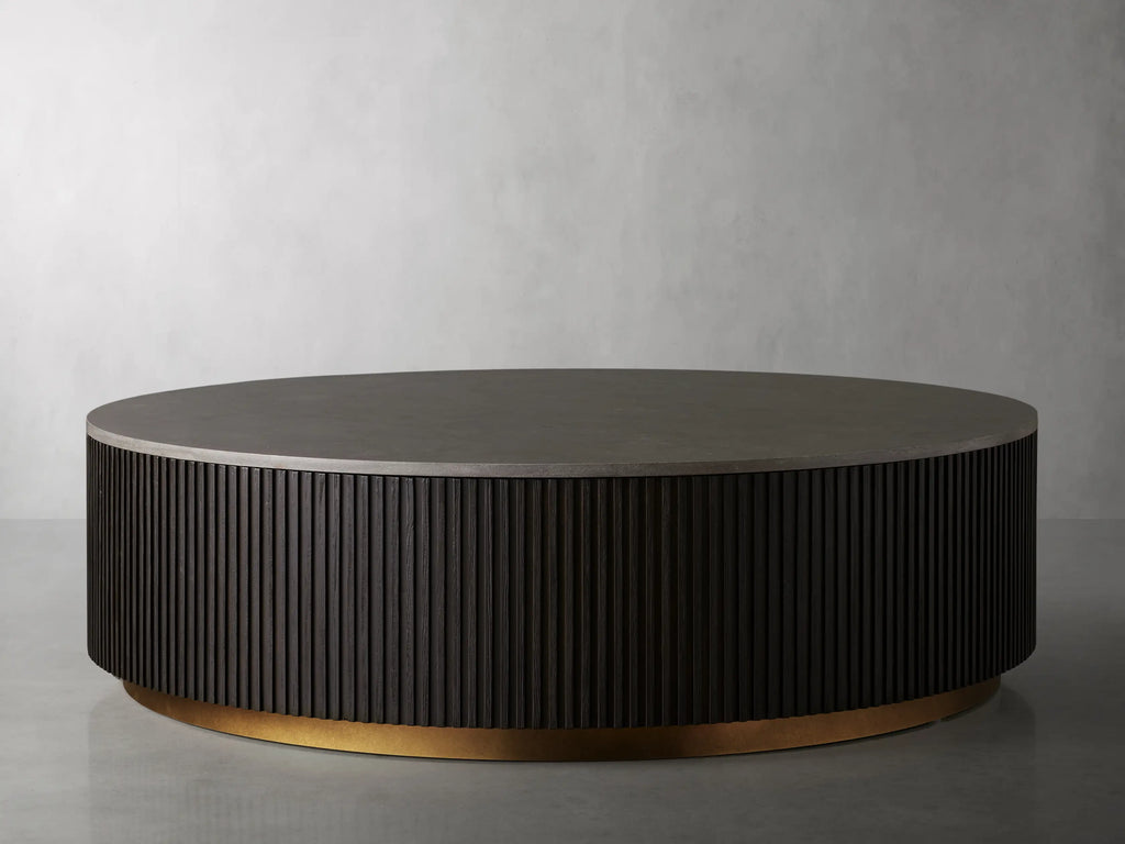 Finnegan Marble Round Coffee Table 36"D 42"D 54"D