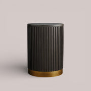 Favera Pedestal — EBONY / BLUESTONE / 18