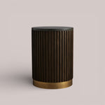 Favera Pedestal — MOCHA / BLUESTONE / 18