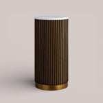 Favera Pedestal — MOCHA / CARRARA / 27
