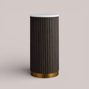 Favera Pedestal — EBONY / CARRARA / 27