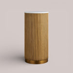 Favera Pedestal — HONEY / CARRARA / 27