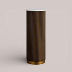 Favera Pedestal — MOCHA / CARRARA / 36