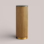 Favera Pedestal — HONEY / BLUESTONE / 36
