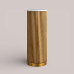 Favera Pedestal — HONEY / CARRARA / 36