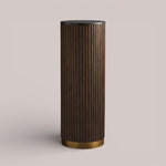Favera Pedestal — MOCHA / BLUESTONE / 36