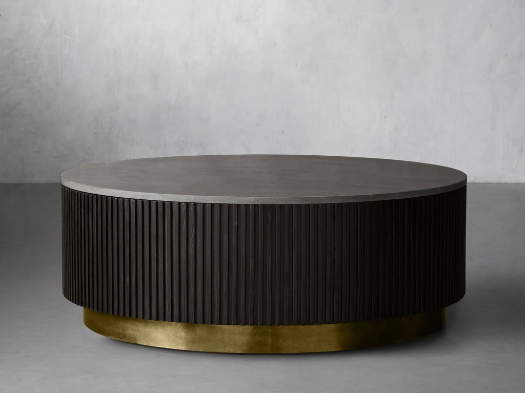 Finnegan Marble Round Coffee Table 36"D 42"D 54"D