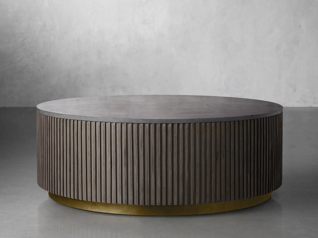 Finnegan Marble Round Coffee Table 36"D 42"D 54"D