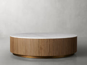 Finnegan Marble Round Coffee Table 36