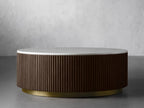 Finnegan Marble Round Coffee Table 36"D 42"D 54"D