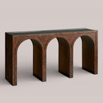 Harlina Burl Console Table — AUBURN BURL / 60