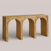 Harlina Burl Console Table