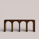 Harlina Burl Console Table — AUBURN BURL / 79