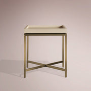 Avindra End Table — BONE