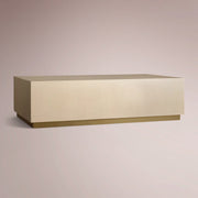 Avindra Plinth Coffee Table — BONE