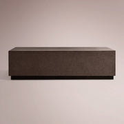 Avindra Plinth Coffee Table — CARAMEL