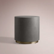 Avindra Round Plinth End Table