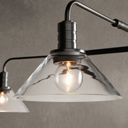 Theron Glass Round Chandelier 30'' 52''