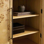 Haven Burl Tall Cabinet 36"W 46"W