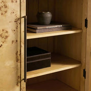 Haven Burl Tall Cabinet 36